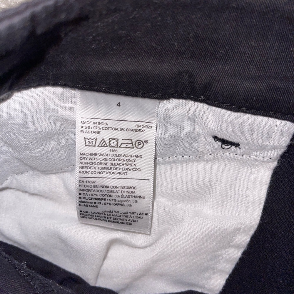 Old navy black chino’s - Picture 5 of 5